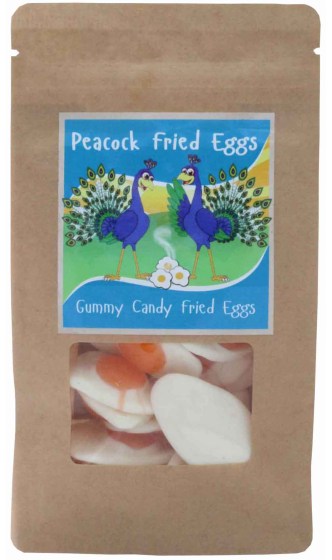 Peacock doubles fried eggs tourism souvenirs novelty gifts